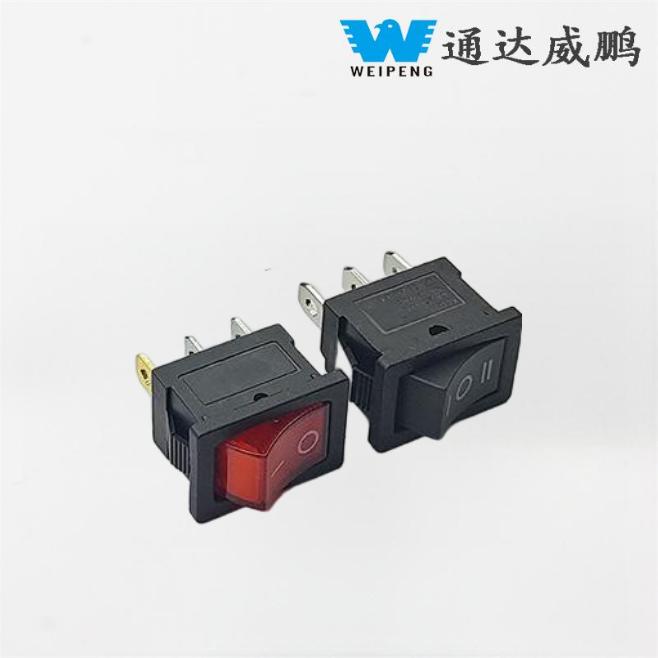 15*21mm 3-Pin 3-Position Kcd1 ສະວິດໄຟຮູບເຮືອ Rocker