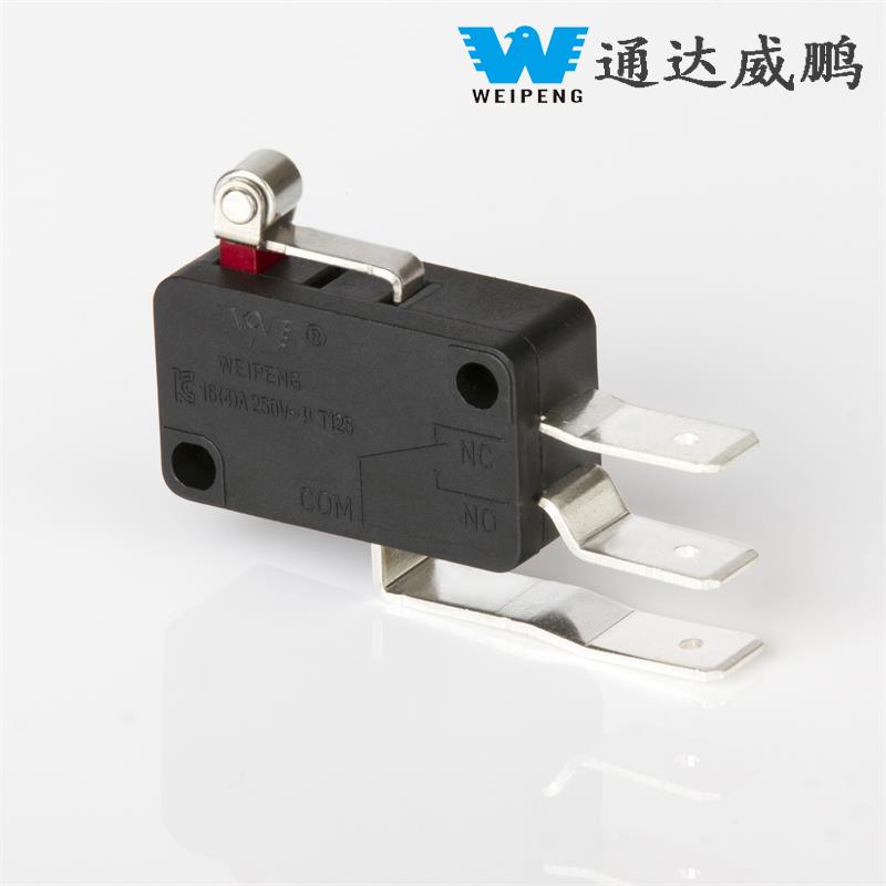 16A 3-Pin Self-Reset Silver Contact ອຸປະກອນອຸດສາຫະກໍາ Dustproof Micro Switch