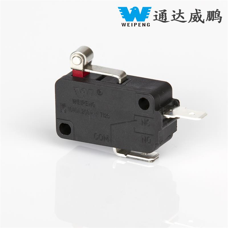 16A ປົກກະຕິເປີດ Micro Switch Short Wheel Switch Appliance Household