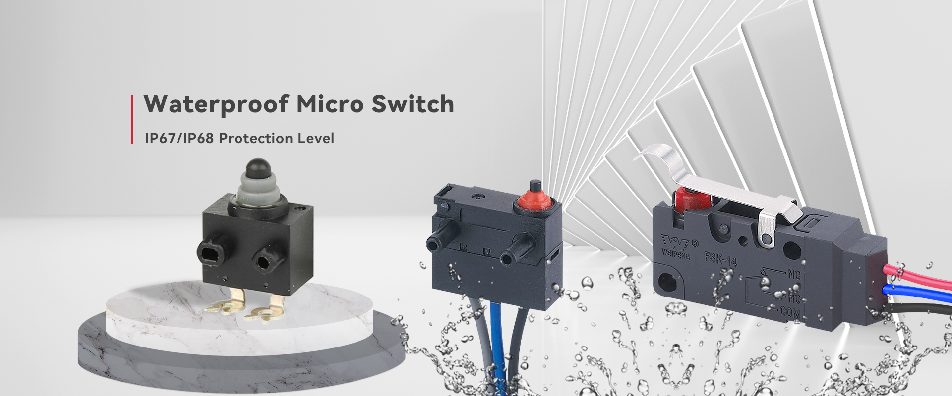 China Waterproof Micro Switch ໂຮງງານຜະລິດ