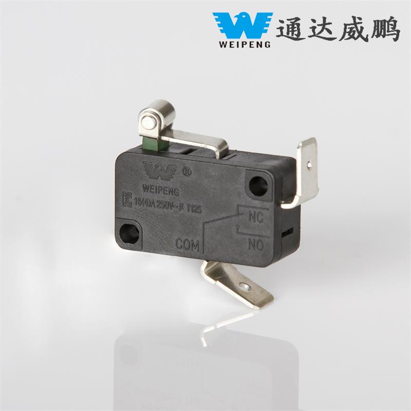 ໂຮງງານຂາຍໂດຍກົງ 16A Micro Switch Short Lever Roller Travel Micro Switch