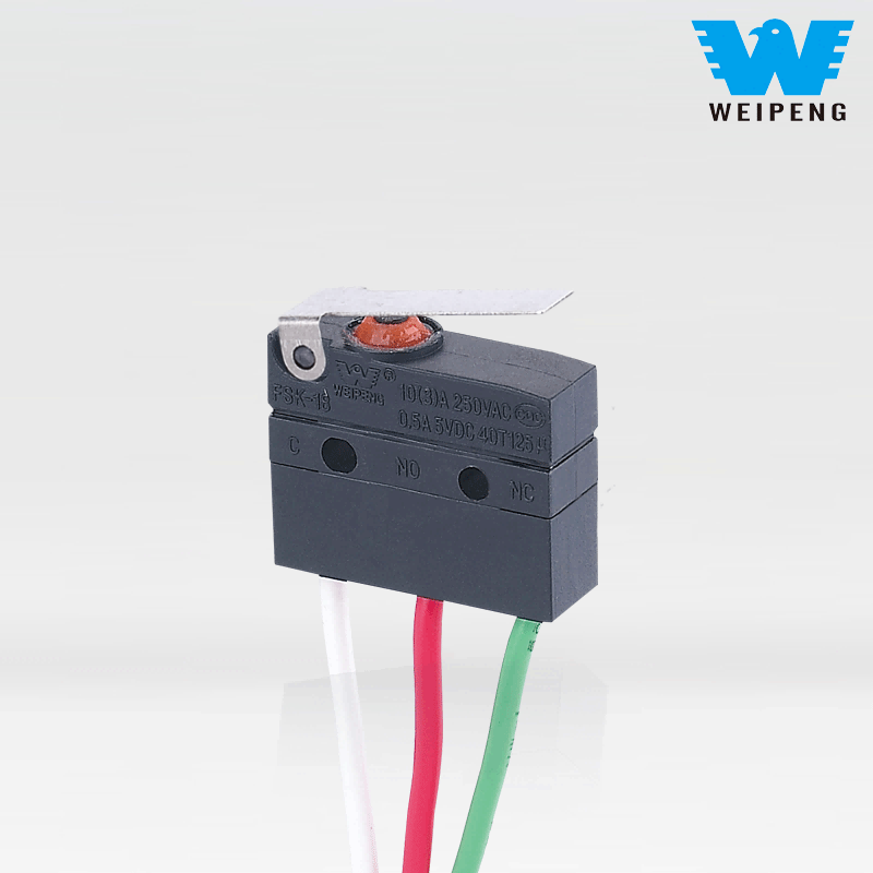 Fsk-18 Series IP67 Waterproof Micro Switch ມີສາຍນໍາ 20cm