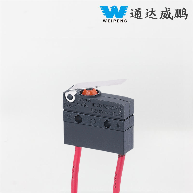 IP67 Waterproof Micro Switch ມີສາຍສໍາລັບມໍເຕີປັ໊ມນ້ໍາ