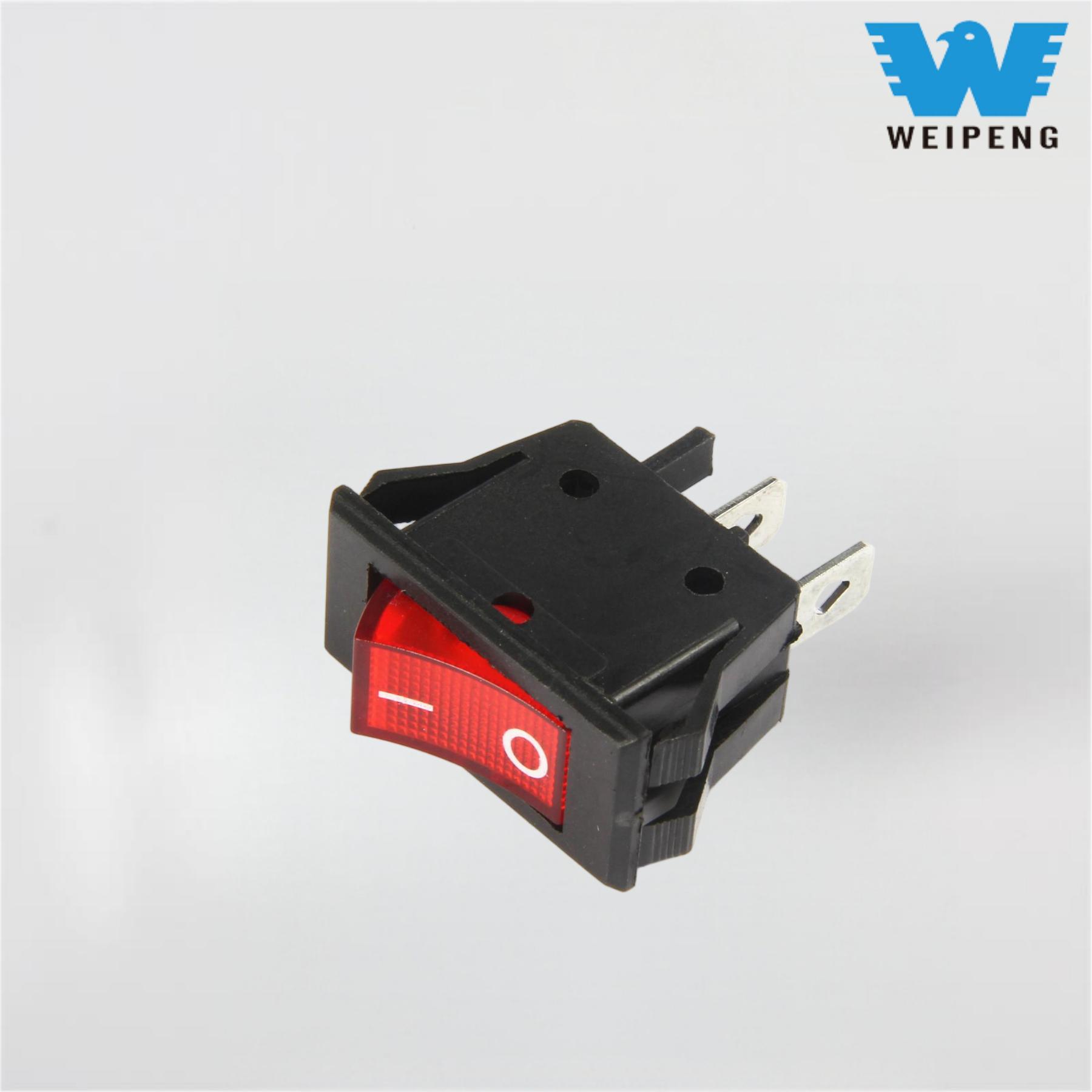 Kcd32 Pin ຫມໍ້ຮ້ອນໄຟຟ້າ Rocker Switch