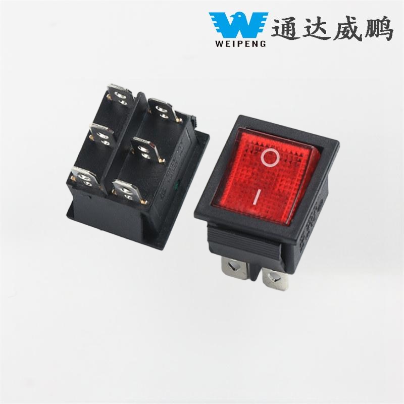 Kcd4 Water Dispenser 2-Gear 6-Pin Rocker Switch Button Power