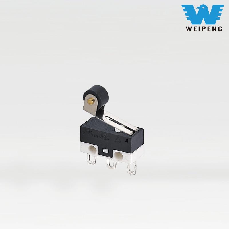 Micro Tripod Mouse Click Switch ທີ່ມີ Pins ຊື່ແລະງໍ