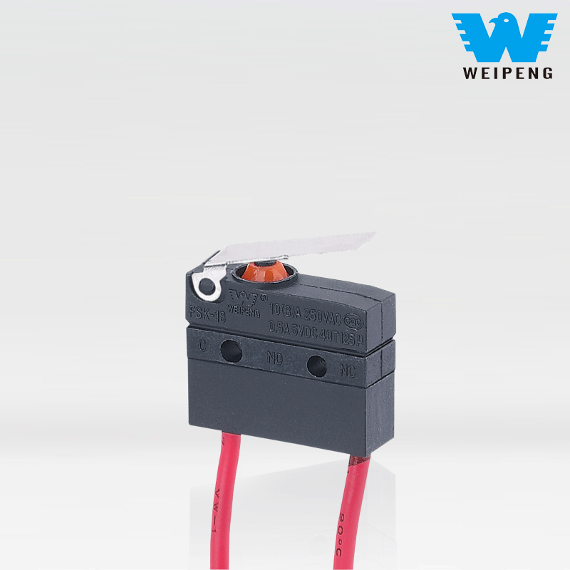 Waterproof Micro Switch ທີ່ມີສາຍໄຟສໍາລັບມໍເຕີປັ໊ມນ້ໍາ