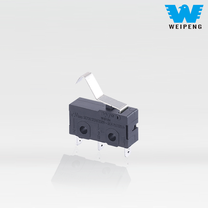 Weipeng 5A 125V / 250V ເຄື່ອງເຮັດຄວາມຮ້ອນນ້ໍາເດີນທາງ 3-Pin Micro Switch ທົນທານຕໍ່ອຸນຫະພູມສູງ